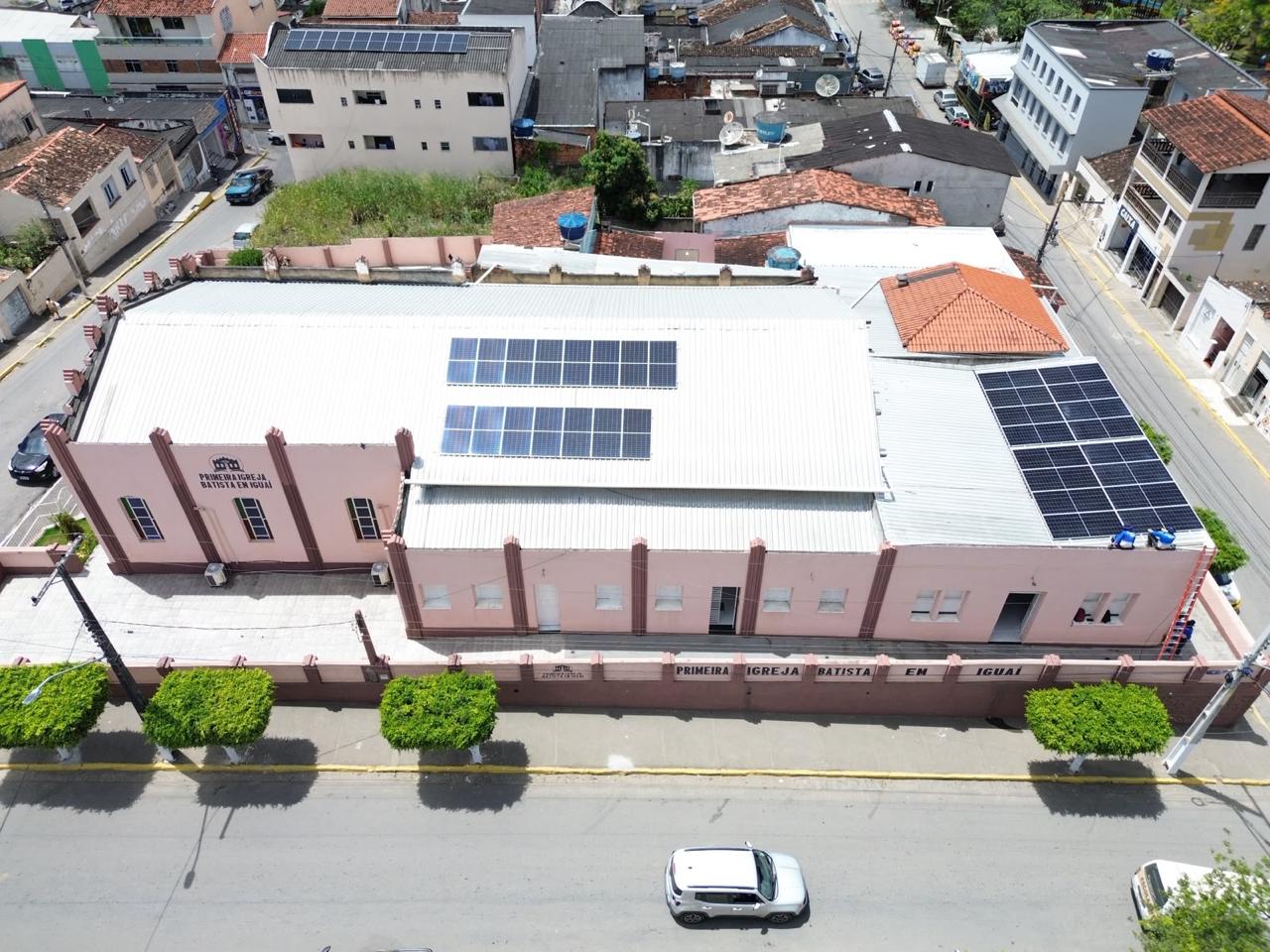 Instalação fotovoltaica em imóvel comercial